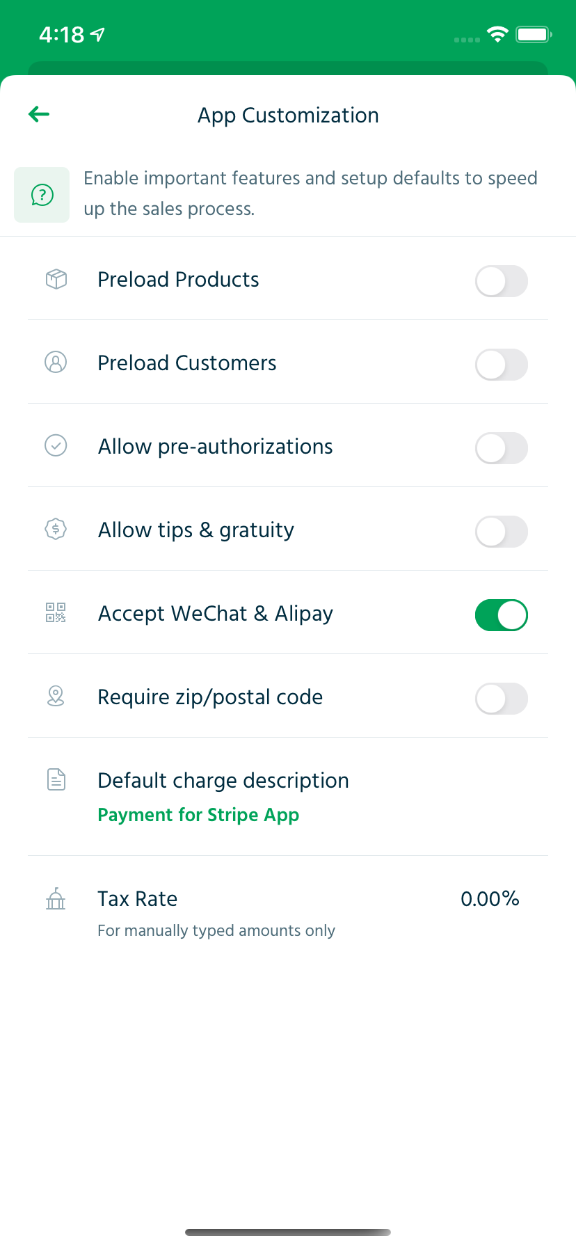 Enable WeChat Pay or Alipay payments